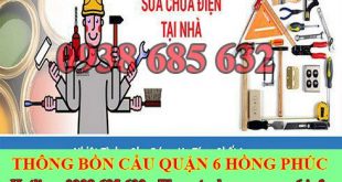 Thợ sửa chữa điện nước Quận 6 giá rẻ tại nhà 0903737957