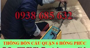 Thông đường ống nước bị tắc nghẹt Quận 6 giá rẻ 0903737957