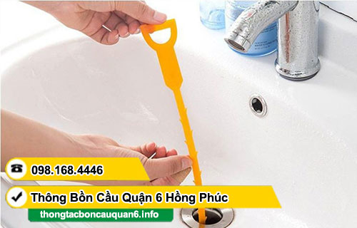Thợ thông tắc bồn rửa mặt lavabo Quận 6 giá rẻ 0981684446
