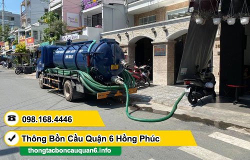 Nạo vét hố ga phường 1 quận 6 Hồng Phúc ưu đãi 5% BH 2 năm