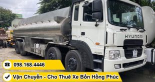 cho thuê xe bồn chở nước sinh hoạt tại TPHCM