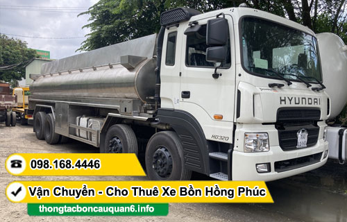 cho thuê xe bồn chở nước sinh hoạt tại TPHCM
