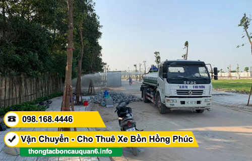 cho thuê xe bồn chở nước tưới cây tại TPHCM