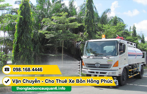 cho thuê xe bồn chở nước tưới cây tại TPHCM